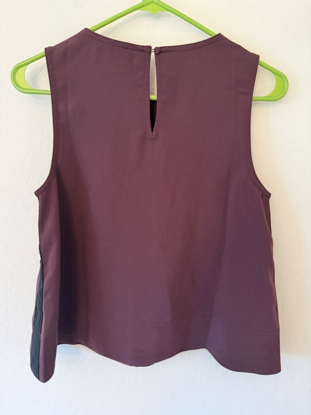 NWT Madewell Shell Tank top Size X-Small in Chocolate Raisin - NY861 - Picture 6 of 14